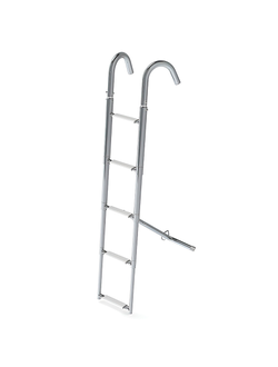 Трап телескопический носовой, 5 белых ступени (ширина 275 мм.)