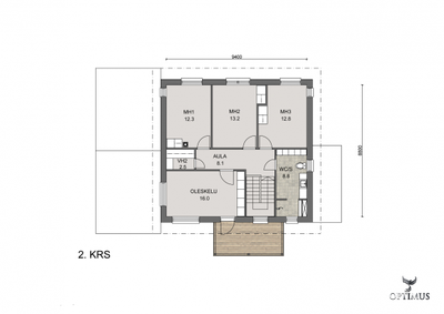 Комплект дома Lakka Kristalli - 208 м²