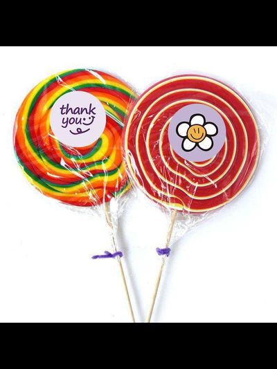 Стикер круглый в рулоне "Thank You" (микс, 500 шт.)