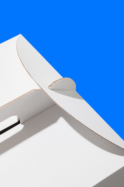 Коробка для торта б/о с/р (МГК, белая), 240*240*200мм