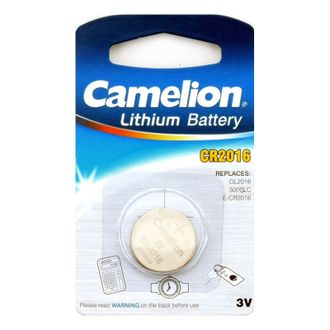Батарейка литиевая Camelion CR2016/1BL Lithium 1 штука