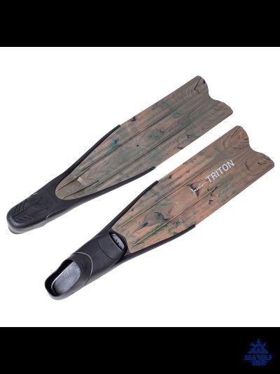 Ласты длинные 47/48 Marlin TRITON brown мягкие XXL