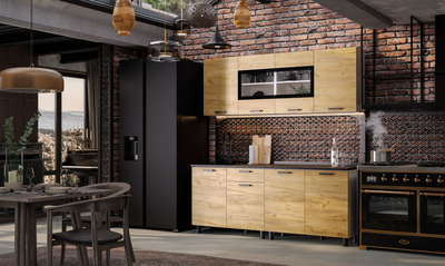 Абрау 2,0 м кухонный гарнитур Дуб золотой