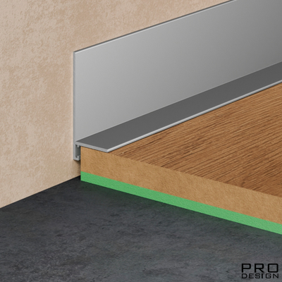 Щелевой плинтус Pro Design Mini L 601 Анодированный
