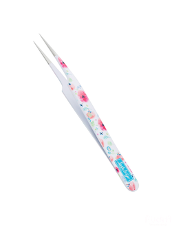 Lash&Go Пинцет для наращивания ресниц прямой с изгибом