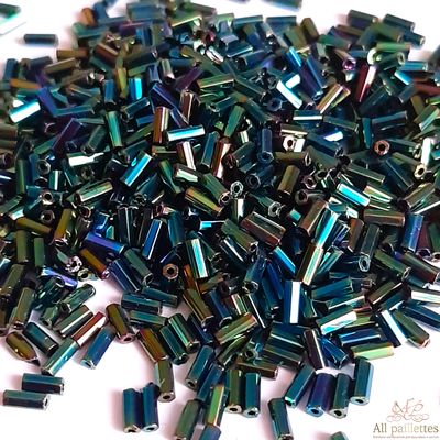 Бисер стеклярус 5х1,7 мм № 59155