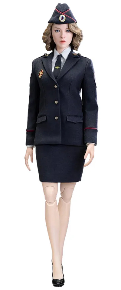 Сотрудница полиции МВД РФ - Коллекционная ФИГУРКА 1/6 Russian Police Force Internal Affairs Policewoman (EX056) - POPTOYS