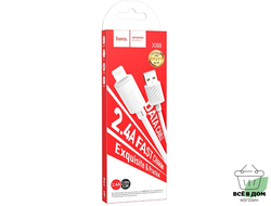 Кабель hoco X88, micro, белый