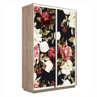 Шкаф-купе Дуо-Фото (Пионы) 1200*450*2200
