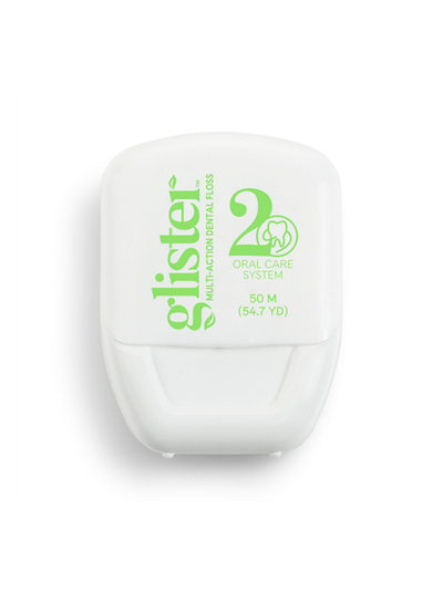 glister™ Многофункциональная зубная нить, 2 упак. х 50 м.