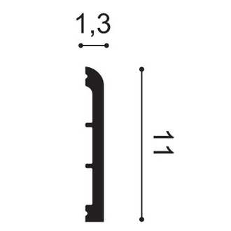 Карниз DX184 CASCADE - 11*1,3*230см