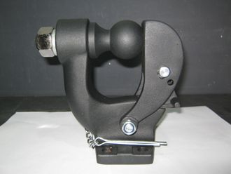 Универсальный фаркоп (ТСУ) крюк + шар, чёрный