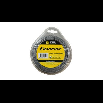 Корд триммерный CHAMPION  Platin Saw 2.65мм*15м (зубчатый)