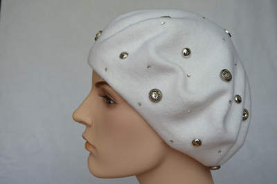 Берет Vizio Италия 3633 фетровый белый