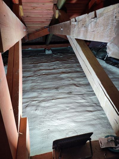 Утепление чердачного перекрытия пенополиуретаном