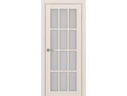 Межкомнатная дверь "Турин-542" ясень перламутровый (стекло сатинато)