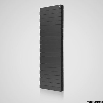 Биметаллический дизайн-радиатор Royal Thermo Pianoforte Tower Bianco Traffico Silver Satin Noir Sable 18 или 22 секции