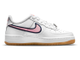 Кроссовки Nike Air Force 1 LV8 GS White Chile Red  вид сбоку