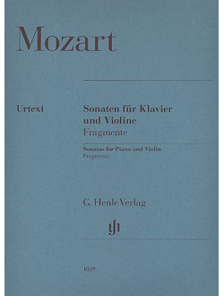 Mozart: Fragments from Sonatas for Piano and Violin