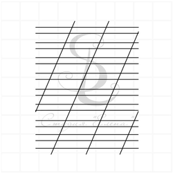 Фоновый штамп косая линейка из школьной тетради