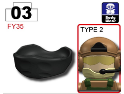 Армейский шарф Бафф Headover Si-Dan Toys (черный)