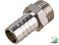 Штуцер на рез. шланг нар. 1/2х16мм латунь