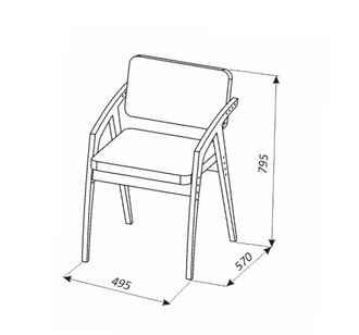 Стул регулируемый «Бруно» велюр