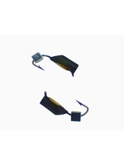 25-52-105/ Мормышка вольфр. "Народная" "СТОЛБИК"  Ø2,5 вес 0,5гр с коронкойкубик платина. (уп-ка 10шт.)