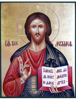 Господь Вседержитель. Спаситель. Рукописная икона