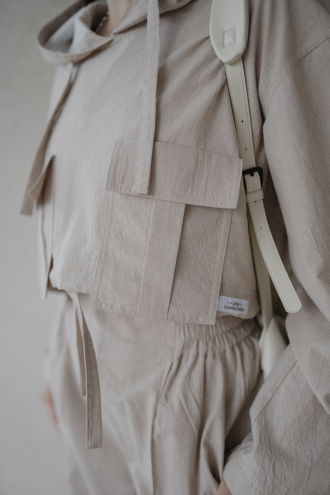 Спортивный костюм из вареного хлопка