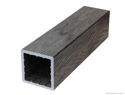 Столб ДПК 3D 100/100 Multicolor Gray