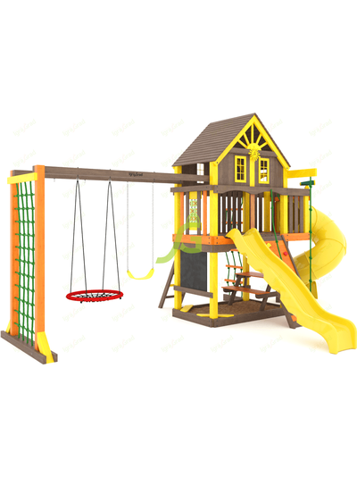 Детская площадка IgraGrad Шато с трубой (Домик) мод.2