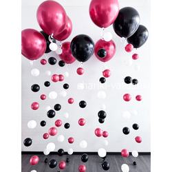 Шары цепочки с пузырями (10 шт), "Круэлла"