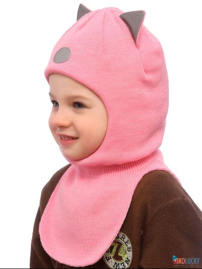 Шапка-шлем "Cat"   22101-03, цвет розовый р. 50-52