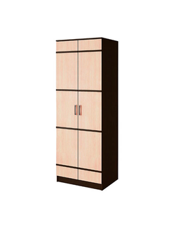 Сакура шкаф 2-х ств бельевой с полками Венге/Лоредо