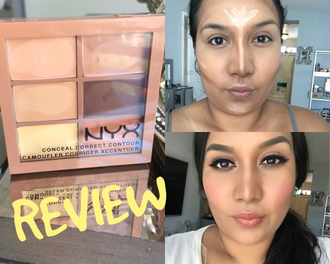 Палитра корректоров NYX Conceal, Correct, Contour Palette 01 Светлая