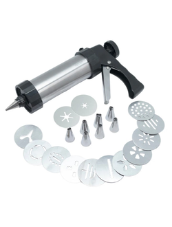 Шприц кондитерский +21 насадка нерж.