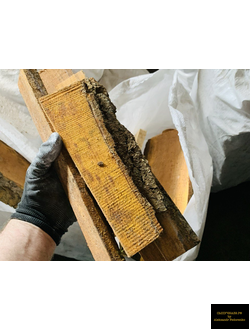 дрова из горбыля в мешках