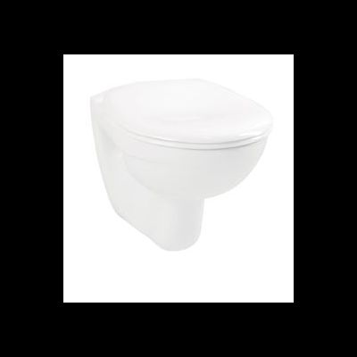 Комплект подвесного унитаза со скрытой системой смыва на 3/6 л VitrA Normus-1 :  стандартное сиденье с металлическими петлями, панель системы смыва с механическими кнопками, цвет белый (панель управления двойная), 9773B003-7201