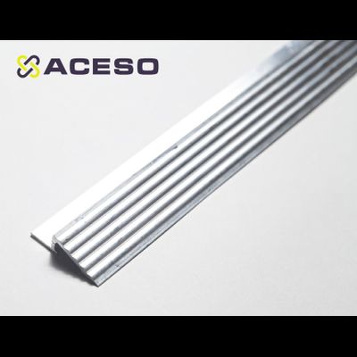 Алюминиевый профиль для фиксации грязезащитного покрытия Антикаблук, высота 10 мм (3 п.м.)