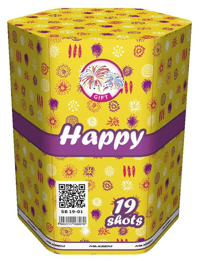 Батарея салютов HAPPY (1,2" / 19 залпов)
