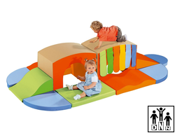 Мягкий модульный Спортивный комплекс "Зеркальный 3"