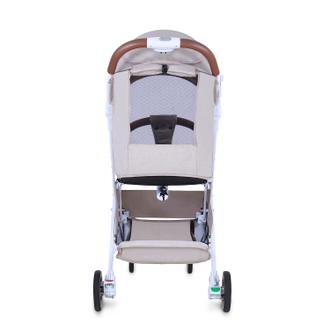 Коляска прогулочная Nuovita Giro Lux Beige, Bianco/Бежевый, Белый