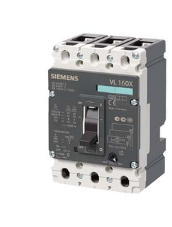 3VL3720-1SB33-0AB1 Выключатель VL 250N СТД. ОТКЛ.СПОС. ICU=55KA / 415 В AC 3 ПОЛ., ЗАЩИТА ЛИНИЙ РАСЦЕПИТЕЛЬ ETU10, LI IN=200A, НОМИН. ТОК IR=80-200A