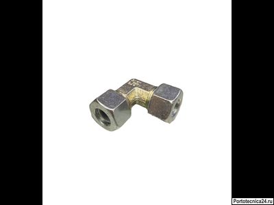 Соединитель трубы угловой 90 гр. Д15 мм