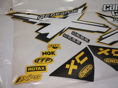 Наклейки на квадроцикл Can-am BPR Renegade defoult #790