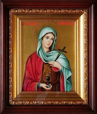 Анастасия Узорешительница, Римляныня, Иллирийская, Святая великомученица. Рукописная икона.
