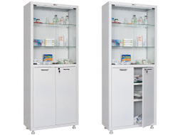 Медицинский шкаф HILFE МД 2 1670/SG