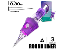 3 RLLT/0.30 - Round Liner Long Taper "MAST CYBER"