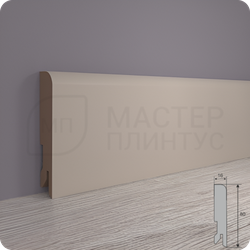 Плинтус МДФ Лука Пл 80 капучино